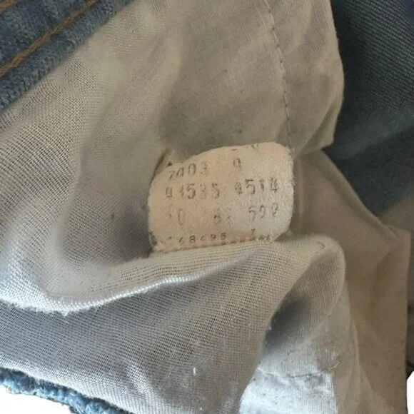 Levi's Vintage Men's 41x29 Jeans Orange Tab Light Wash Denim Straight 70's 80's